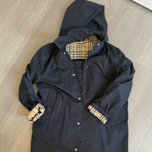 Men's Burberry Jacket Trench Coat Size IT 52 Large